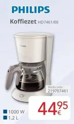Eldi Koffiezet HD7461/00 aanbieding