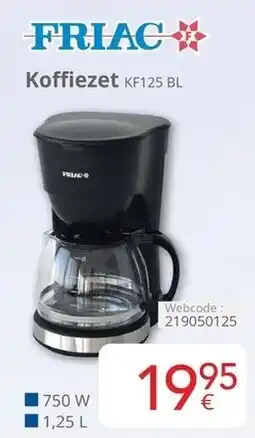 Eldi Koffiezet KF125 BL aanbieding