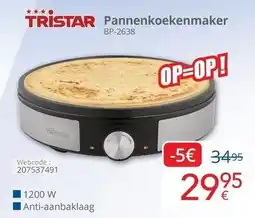 Eldi Tristar pannenkoekenmaker aanbieding