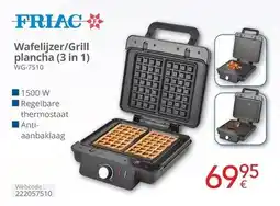 Eldi Wafelijzer/grill plancha (3 in 1) aanbieding