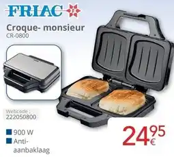 Eldi Friac Croque-monsieur CR-0800 aanbieding