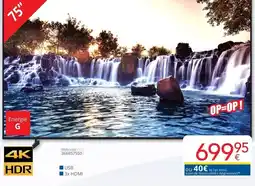 Eldi 75" tv aanbieding