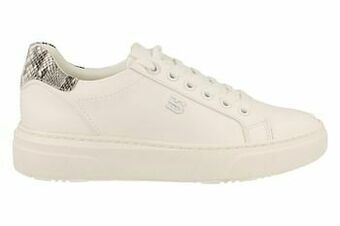 Berca Shoes Esprit Veterschoen Dames Trend Dierenprint - Wit aanbieding