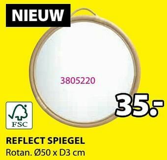 Jysk Reflect spiegel aanbieding