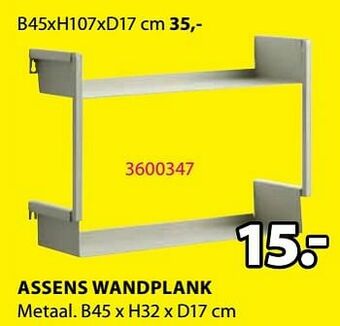 Jysk Assens wandplank aanbieding