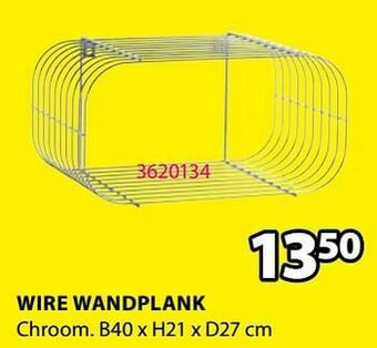 Jysk Wire wandplank aanbieding