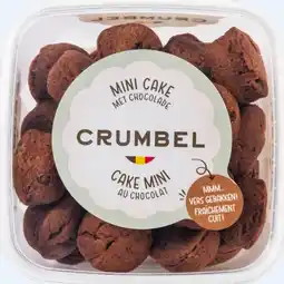 Albert Heijn Crumbel Mini cakes met chocolade bel aanbieding