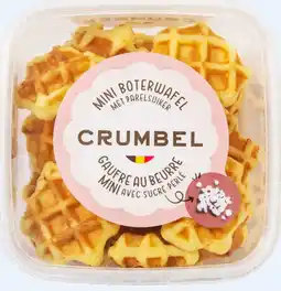 Albert Heijn Crumbel Mini boterwafels met parelsuiker bel aanbieding