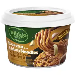 Albert Heijn Bibigo Korean style udon noodles K-BBQ flavour aanbieding