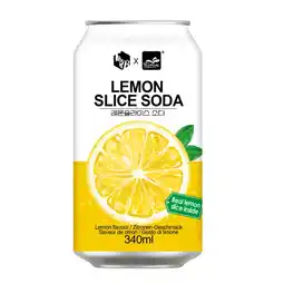 Albert Heijn Fruit.B Lemon slice soda aanbieding