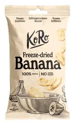 Albert Heijn KoRo Freeze-dried banana aanbieding