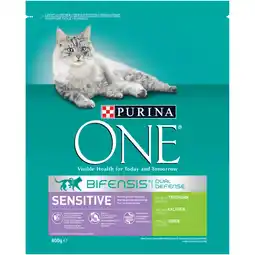 Albert Heijn Purina ONE Sensitive rijk aan kalkoen aanbieding