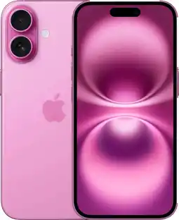 Coolblue Apple iPhone 16 128 Go Rose aanbieding