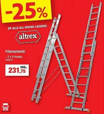 Hubo All-round ladders aanbieding