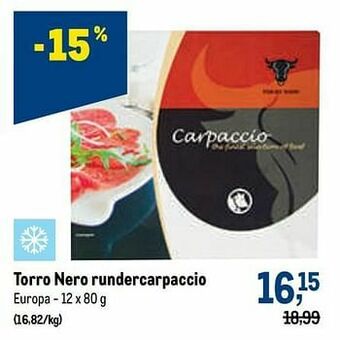 Torro nero rundercarpaccio