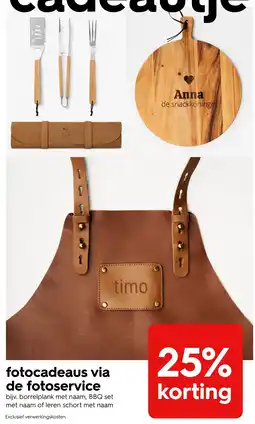 HEMA Fotocadeaus via de fotoservice aanbieding