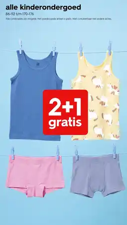 HEMA Alle kinderondergoed aanbieding