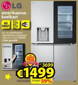 ElectroStock amerikaanse koelkast aanbieding