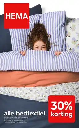 HEMA alle bedtextiel aanbieding