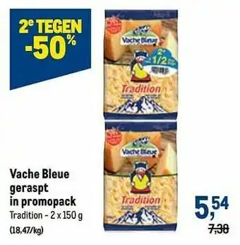 Vache bleue geraspt