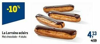Makro La lorraine eclairs aanbieding