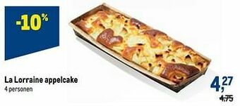 Makro La lorraine appelcake aanbieding