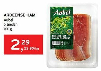 Alvo Ardeense ham aubel aanbieding