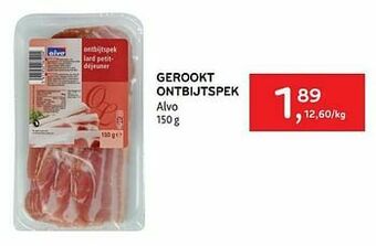 Alvo Gerookt ontbijtspek alvo aanbieding