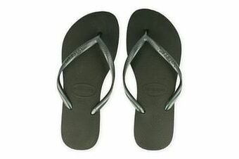 Berca Shoes Havaianas Badslipper Dames Olive Green Slim Fit - Groen aanbieding