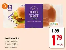 Colruyt Boni Selection burgerbroodjes aanbieding