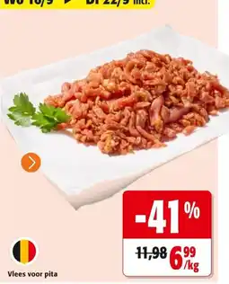 Colruyt Vlees voor pita aanbieding