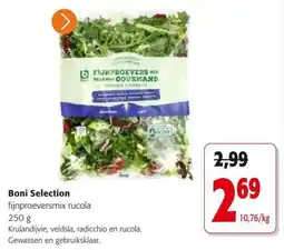Colruyt Boni Selection fijnproeversmix rucola aanbieding