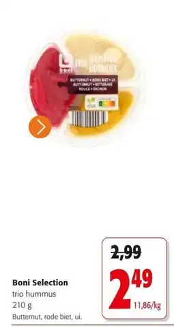 Colruyt Boni Selection trio hummus aanbieding