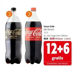 Colruyt Coca-Cola alle flessen aanbieding