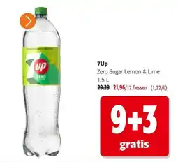 Colruyt 7up zero sugar lemon & lime aanbieding