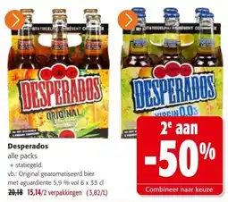 Colruyt Desperados aanbieding