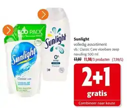 Colruyt Sunlight volledig assortiment aanbieding