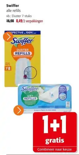 Colruyt Swiffer alle refills aanbieding