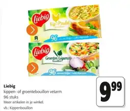 Colruyt Liebig kippen- of groentebouillon vetarm aanbieding