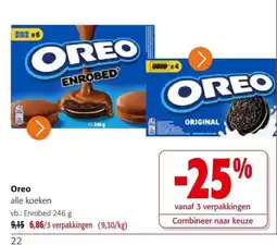 Colruyt Oreo alle koeken aanbieding