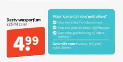 Wibra Dasty wasparfum aanbieding