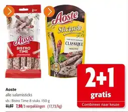 Colruyt Aoste alle salamisticks aanbieding