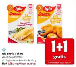 Colruyt Iglo Snack & Share aanbieding