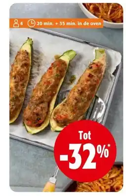 Colruyt Zucchini met vulling aanbieding