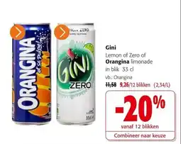 Colruyt Gini limonade aanbieding
