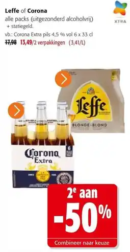 Colruyt Leffe of Corona aanbieding