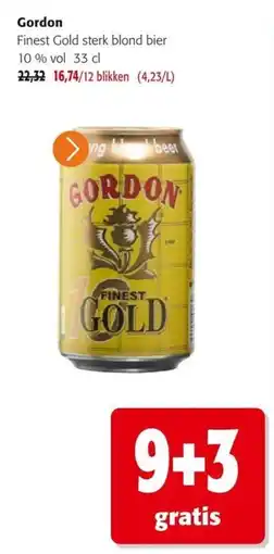 Colruyt Gordon Finest Gold sterk blond bier aanbieding