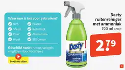Wibra Dasty ruitenreiniger met ammoniak aanbieding