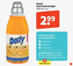 Wibra Dasty laminaatreiniger aanbieding