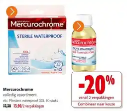 Colruyt Mercurochrome volledig assortiment aanbieding